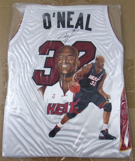 shaquille o'neal signed jersey